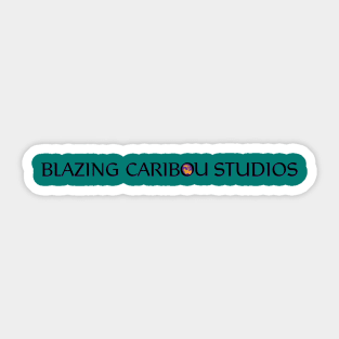 Blazing Caribou Studios Logo Sticker